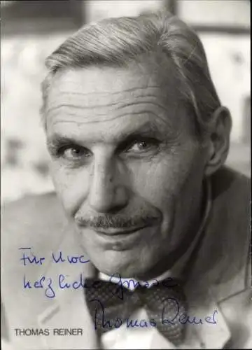 Ak Schauspieler Thomas Reiner, Portrait, Autogramm