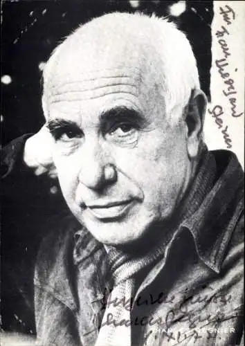 Ak Schauspieler Charles Regnier, Portrait, Autogramm