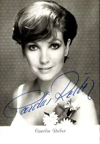 Ak Schauspielerin Carolin Reiber, Portrait, Autogramm