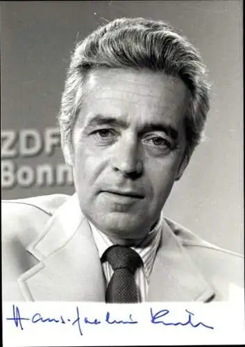 Ak Schauspieler Hans-Joachim Reiche, Portrait, Autogramm