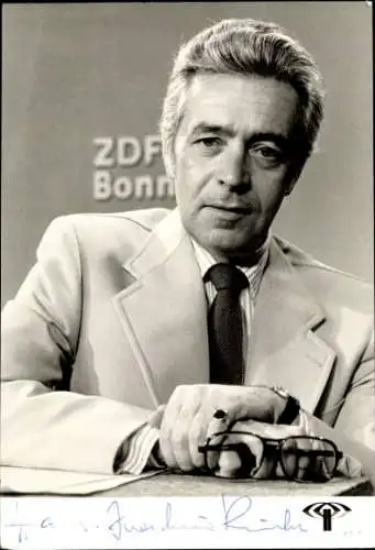 Ak Schauspieler Hans-Joachim Reiche, Portrait, Autogramm