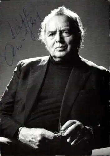 Ak Schauspieler Will Quadflieg, Portrait, Autogramm