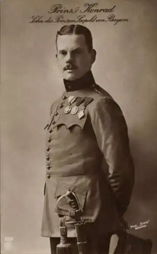 Ak Prinz Konrad von Bayern Wittelsbach, NPG 5539