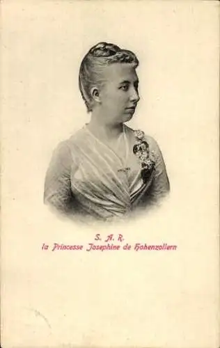Ak Prinzessin Josephine von Hohenzollern-Sigmaringen