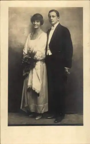 Foto Ak Josef Franz von Österreich, Prinzessin Anna von Sachsen