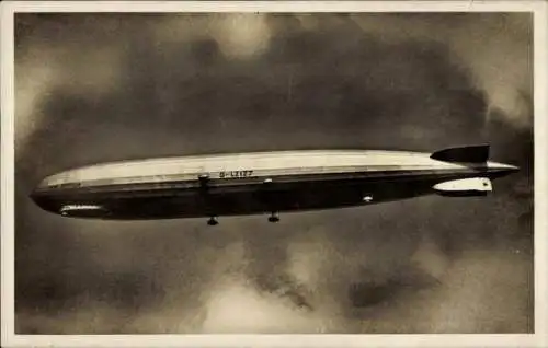 Ak Luftschiff LZ 127 Graf Zeppelin auf seiner Schweizerfahrt