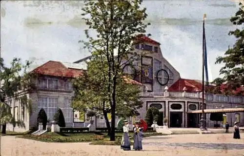Ak München, Ausstellung 1910, Musikfesthalle