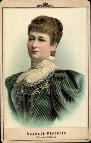 Kabinett Foto Kaiserin Auguste Viktoria, Portrait