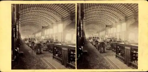 Stereo Foto Wien, Weltausstellung 1873, Drechsler Abteilung