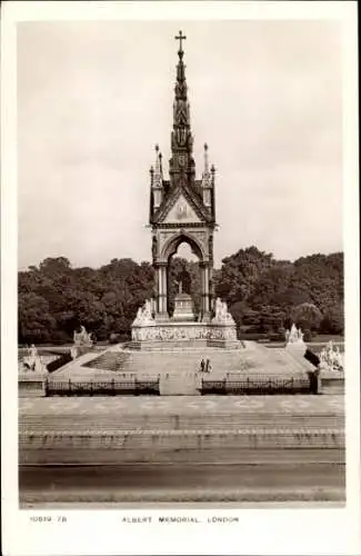 Ak London City England, Albert Memorial