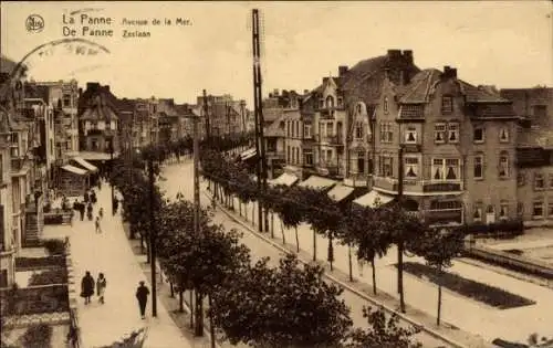 Ak La Panne De Panne Westflandern, Avenue de la Mer