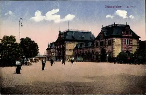 Ak Düsseldorf am Rhein, Hauptbahnhof
