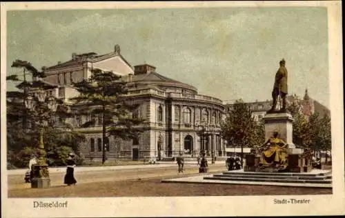 Ak Düsseldorf am Rhein, Stadttheater