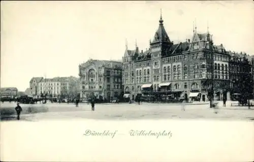 Ak Düsseldorf am Rhein, Wilhelmsplatz