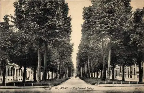 Ak Mons Wallonien Hennegau, Boulevard Dolez