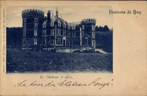 Ak Huy Wallonien Lüttich, Chateau d'Ahin