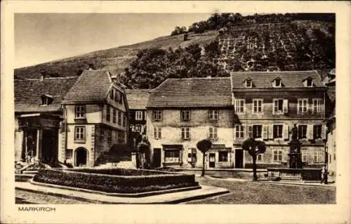 Ak Sainte Marie aux Mines Markirch Elsass Haut Rhin, Teilansicht