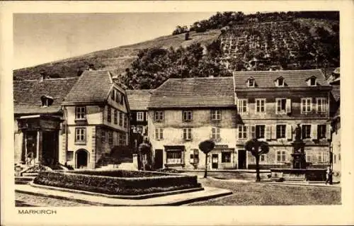 Ak Sainte Marie aux Mines Markirch Elsass Haut Rhin, Teilansicht