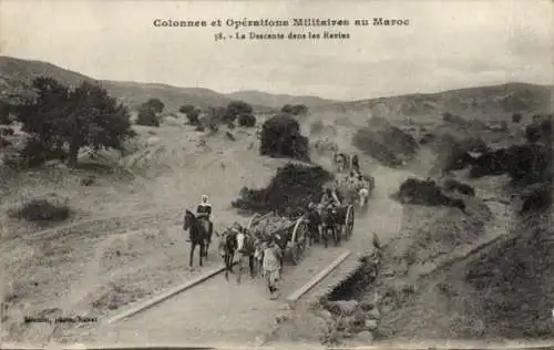Ak Marokko, Feldzug