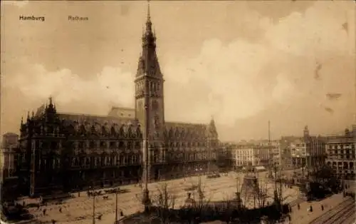 Ak Hamburg Mitte Altstadt, Rathaus