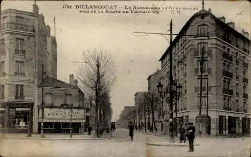 Ak Billancourt Hauts de Seine, Boulevard de Straßburg