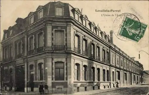 Ak Levallois Perret Hauts de Seine, Fabrik