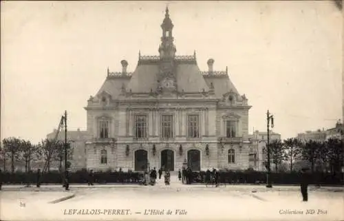 Ak Levallois Perret Hauts de Seine, Hôtel de Ville