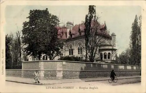 Ak Levallois Perret Hauts de Seine, Hospice Anglais