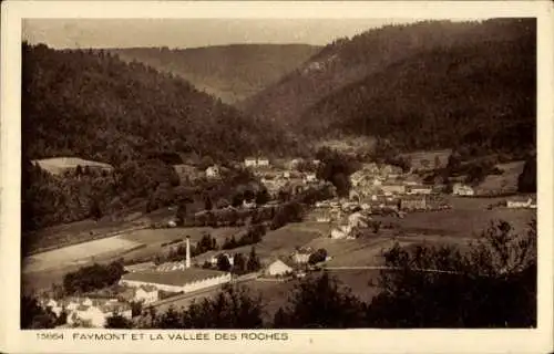 Ak Faymont Haute-Saône, La Vallee des Roches