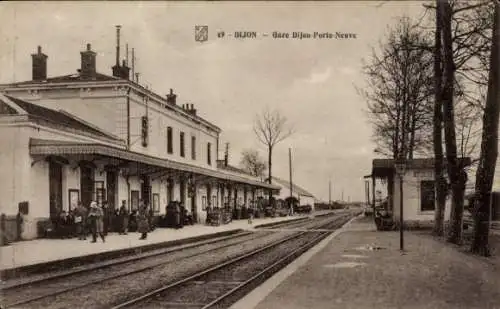 Ak Dijon Côte d’Or, Bahnhof Dijon-Porte-Neuve