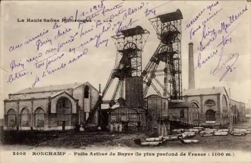 Ak Ronchamp Haute Saône, Puits Arthur de Buyer