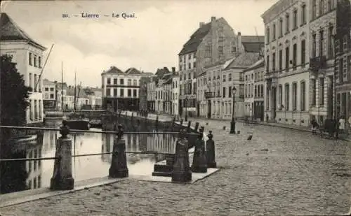 Ak Lier Lierre Flandern Antwerpen, Quai