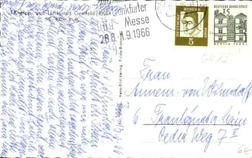 Ak Gersfeld in der Rhön Hessen, Panorama