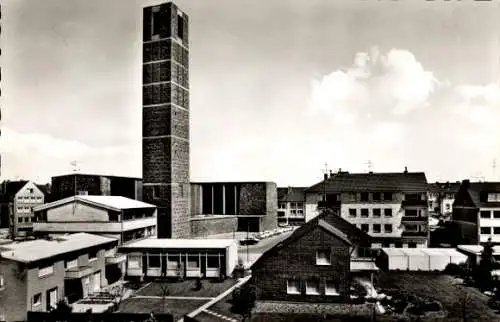 Ak Düren Nordrhein Westfalen, St. Anna Kirche und Wohnsiedlung