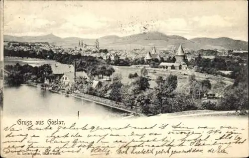 Ak Goslar am Harz, Panoramablick