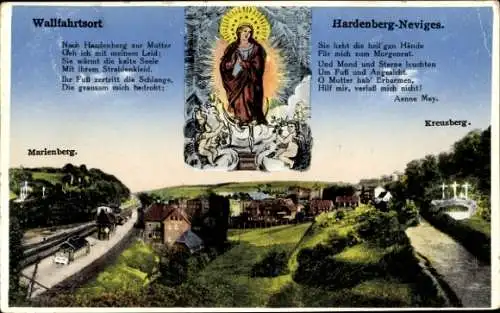 Ak Windrath Hardenberg Neviges Velbert im Rheinland, Kreuzberg, Marienberg
