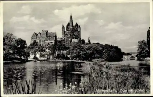 Ak Limburg an der Lahn, Dom mit Schloss