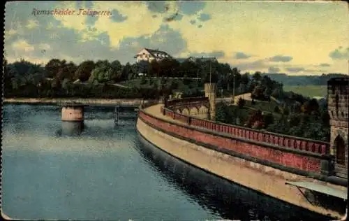Ak Remscheid im Bergischen Land, Eschbachtal, Talsperre