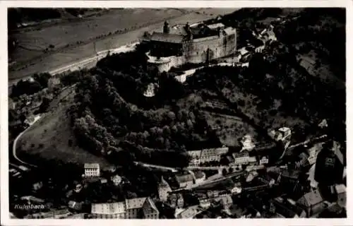 Ak Kulmbach, Fliegeraufnahme, Burg