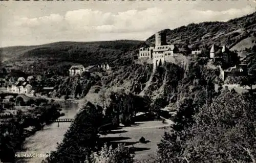 Ak Heimbach in der Eifel, Panorama