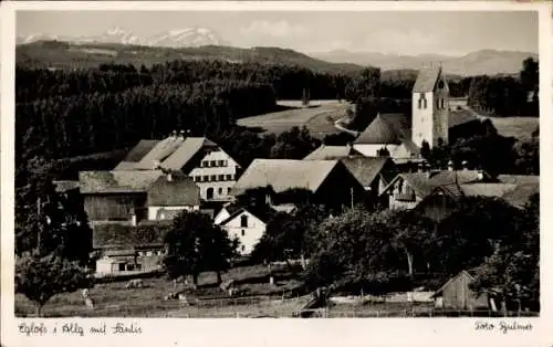 Ak Eglofs Argenbühl im Allgäu, Panorama