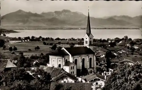 Ak Chieming am Chiemsee Oberbayern, Hochplatte, Kampenwand