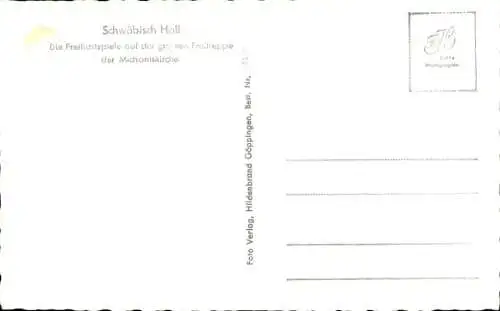 Ak Schwäbisch Hall in Württemberg, Michaeliskirche