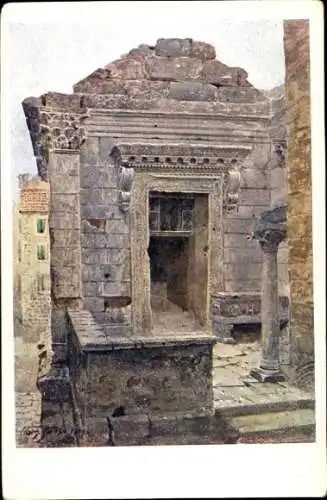 Künstler Ak Jansa, V., Ak Split Spalato Kroatien, Krstionica, Baptisterium