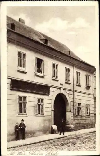 Ak Wien 9 Alsergrund Österreich, Schubert Schule