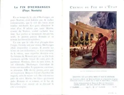 Klapp Ak Chemins de Fer de l'Etat, Les Grandes Legendes de Bretagne, La Fin d'Herbanges