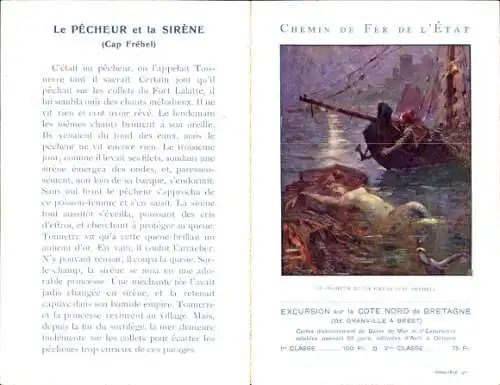 Klapp Ak Chemins de Fer de l'Etat, Les Grandes Legendes de Bretagne, le Pecheur et la Sirene