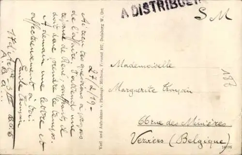 Ak Baerl Duisburg am Rhein, Gasthof zur Post