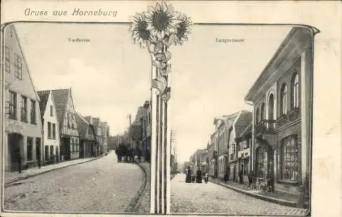 Ak Horneburg im Alten Land, Vordamm, Langestraße