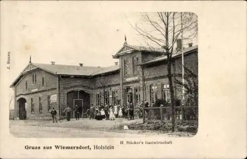 Ak Wiemersdorf in Holstein, Gastwirtschaft